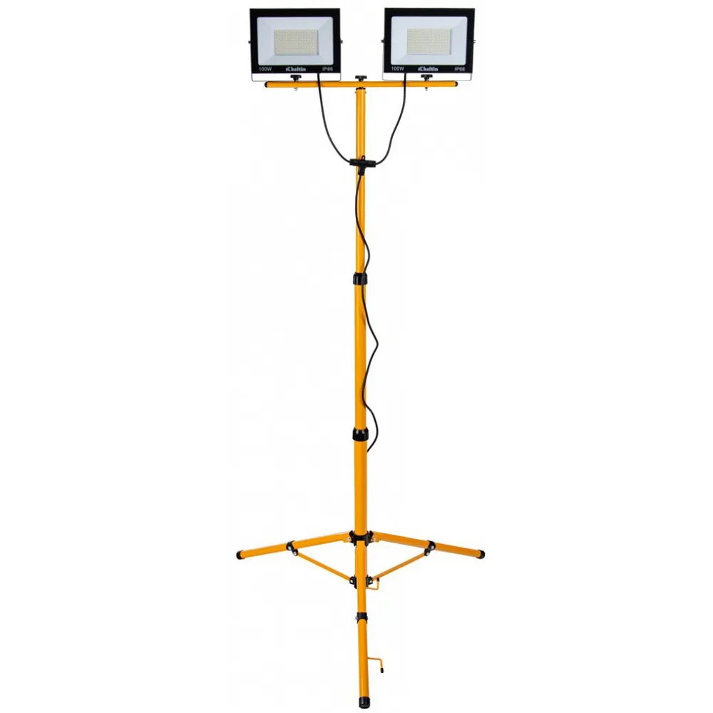 230V 2X100W LED PROZEKTOR+STATIIV 2X10000LM 4500K IP66 KELTIN