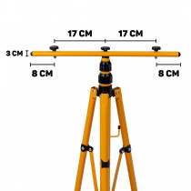 230V 2X100W LED PROZEKTOR+STATIIV 2X10000LM 4500K IP66 KELTIN
