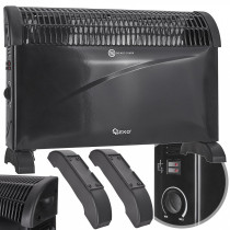 ELEKTRILINE KONVEKTOR RADIAATOR TERMOSTAADIGA 2000W 230V MUST GEKO