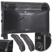 ELEKTRILINE KONVEKTOR RADIAATOR TERMOSTAADIGA 2000W 230V MUST GEKO