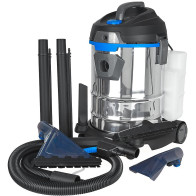 TOLMUIMEJA/TEKSTIILIPESUR INOX KORPUSEGA MÄRG/KUIV 20L 1400W GEKO