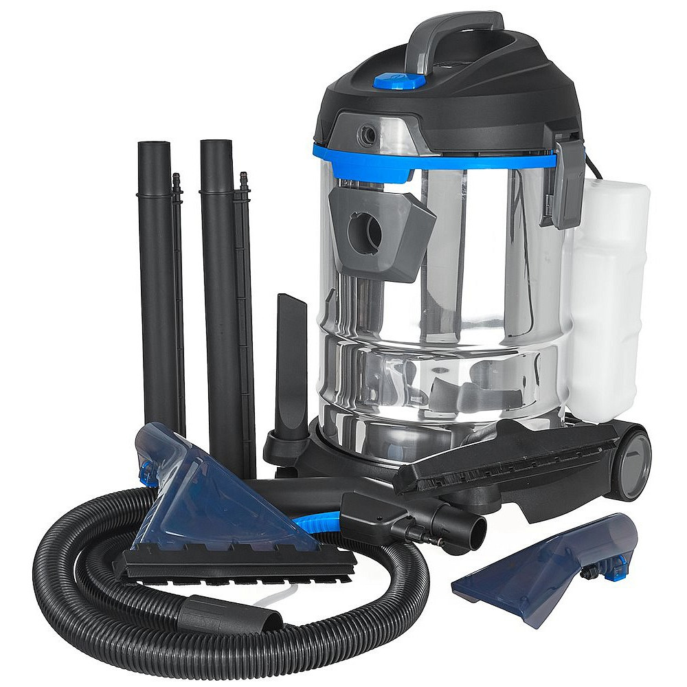 TOLMUIMEJA/TEKSTIILIPESUR INOX KORPUSEGA MÄRG/KUIV 20L 1400W GEKO