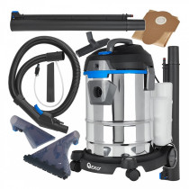 TOLMUIMEJA/TEKSTIILIPESUR INOX KORPUSEGA MÄRG/KUIV 20L 1400W GEKO