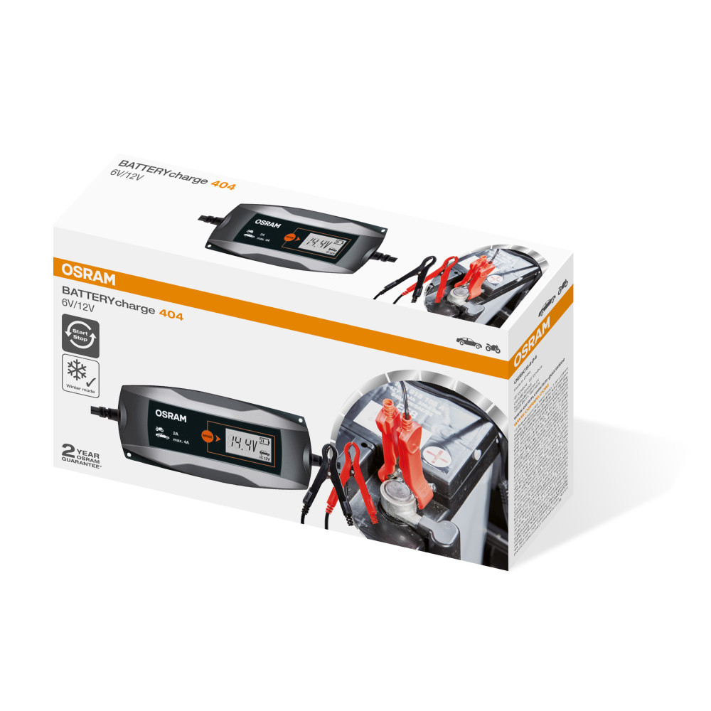 Osram akulaadija 404 4A 6/12V