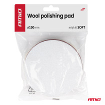 Pehme villane poleerimispadi 150 mm