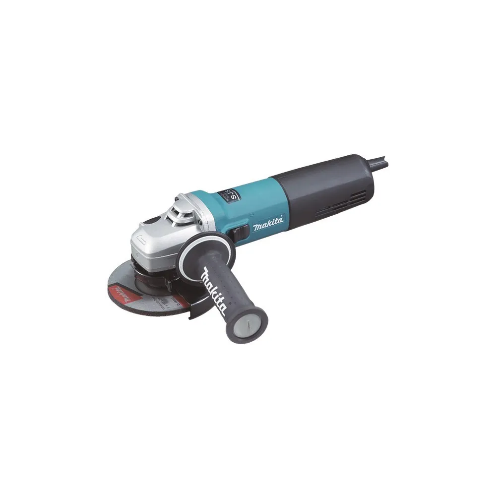 NURKLIHVIJA 1400W, 125MM, SJS², 2800-11000 MIN-1, VIBRATSIOONI VÄHENDAV KÜLGKÄEPIDE MAKITA
