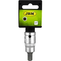 1/2" PADRUNOTSIK KUUSKANT LÜHIKE 5MM, SATIN CR-VAN, RIPUTUSPAKEND JBM