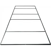 LED DETAILING KÄRGVALGUSTI/HEXAGON TERASEST HOIDERAAM 4800X2390MM JBM