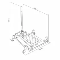 SILLALOKSUTAJA VEERMIKU TESTER, PIKI JA RISTIKALLE, MAX 800KG JBM*