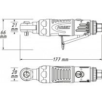 PNEUMO TIRRVÕTI 1/4" 35NM 9020ECO-1 HAZET