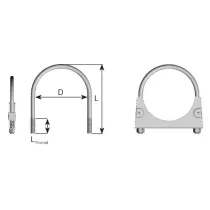 SUMMUTI U-KLAMBER 41MM-42MM DINEX