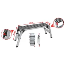 TÖÖLAVA/TÖÖALUS/TÖÖPLATVORM 150KG ALUMIINIUM KS TOOLS