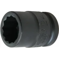 3/4" SAF LÖÖKPADRUN LÜHIKE 24MM, 12-KANT TRIUMF
