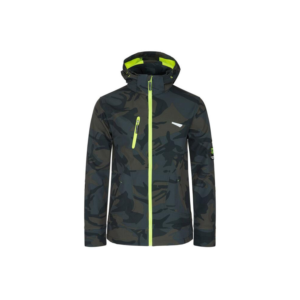 Softshell North Ways Borel 1511 Camo/neoonkollane, suurus L