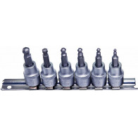 6-OS. 3/8" KUUSKANT PADRUNOTSIKUTE KOMPL. 3-8MM, KUULOTSAGA, SIINIL TRIUMF