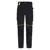 Work Trousers North Ways Sacha 1388 Black/Neon Yell, size 50