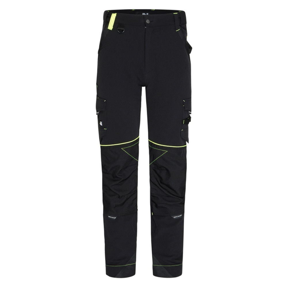 Work Trousers North Ways Sacha 1388 Black/Neon Yell, size 50