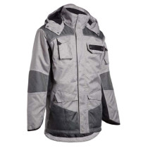 Parka North Ways Guillaumet 2279, chiné grey/must, suurus M