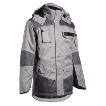 Parka North Ways Guillaumet 2279, chiné grey/must, suurus L