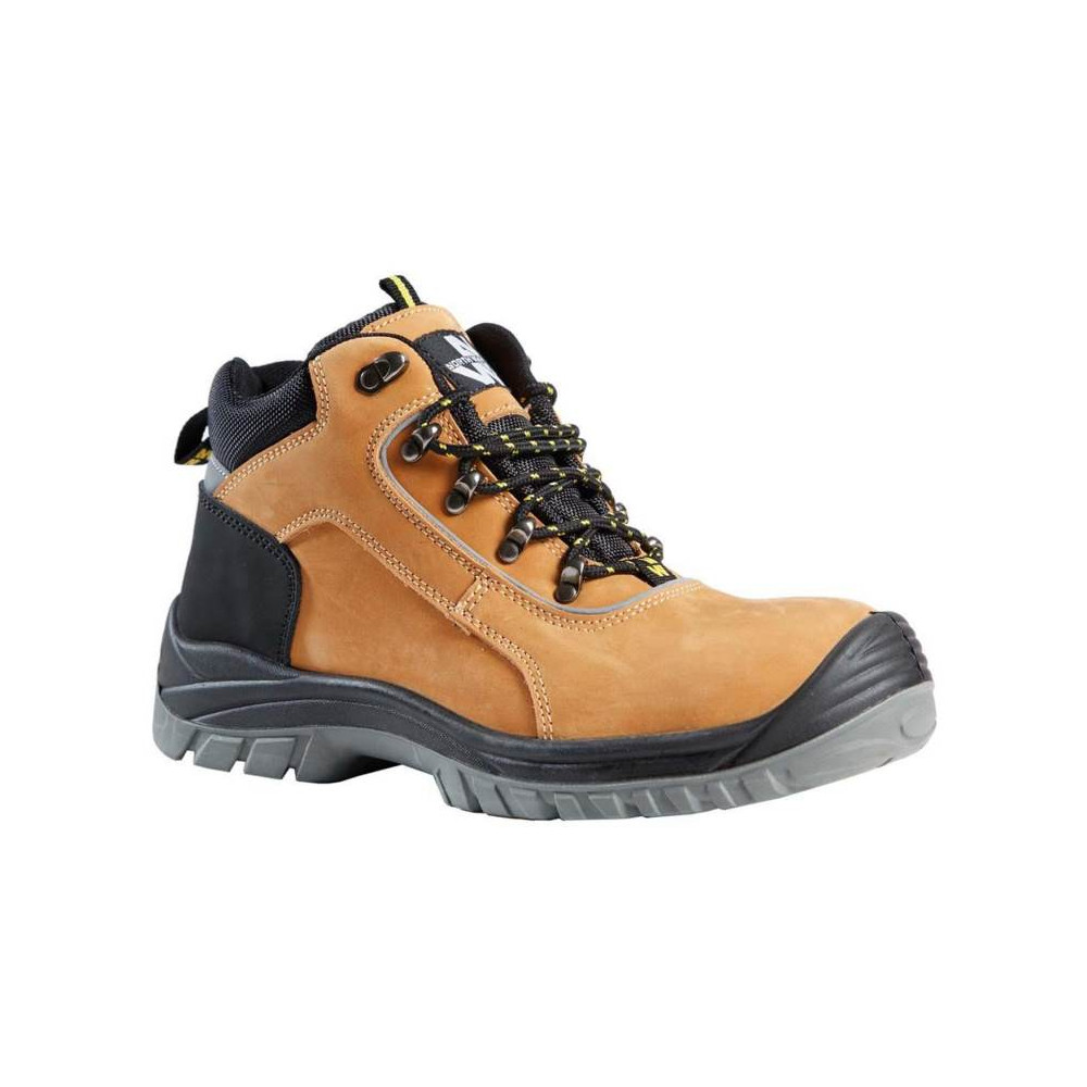 High-Rise Safety Shoes North Ways Ryan 7016 Camel, size 42