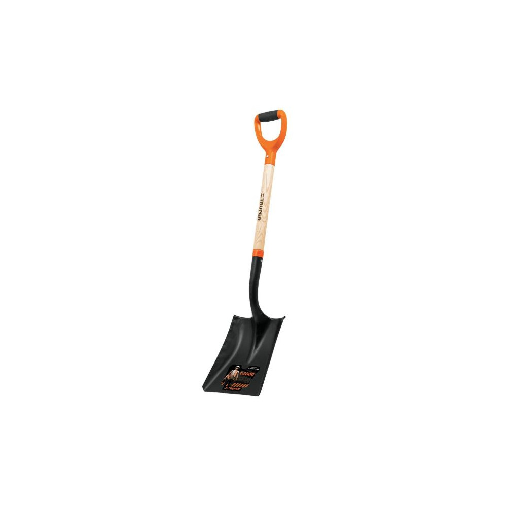 Square point shovel, cushion d-grip Truper®