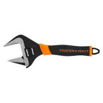 Adjustable wrench with extra wide jaw, 300mm Truper Expert®