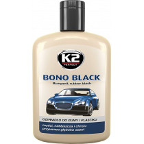 K2 BONO BLACK PLASTI- JA KUMMIHOOLDUS 200ML