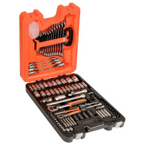 Socket and spanners set 1/4" and 1/2"94 pcs Metric+INCH