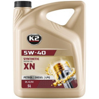 K2 5W40 SYNTHETIC XN API SN/CF, ACEA A3/B4, MB229.3, VW 502.00, 505.00, RN 0700/0710 5L (TÄISSÜNT.)