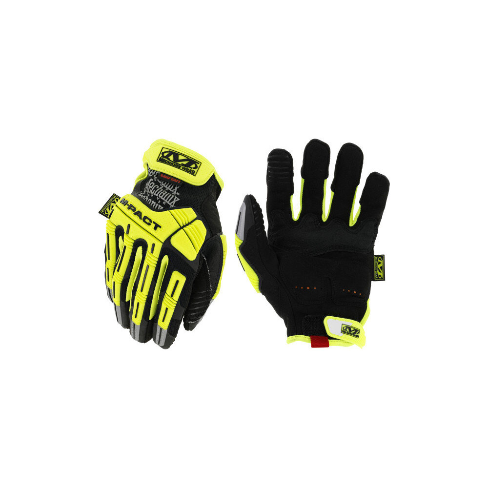 Gloves Mechanix M-Pact® CR5 91 yellow L, level E Cut protection palm