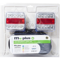 LED TAGATULI KOMPLEKT 12V 100X100X40MM BLISTER MAGNETKINNITUS M+