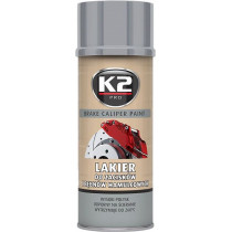 K2 BRAKE CALIPER PAINT +260°C KUUMAKINDEL VÄRV HÕBEDANE 400ML/AE