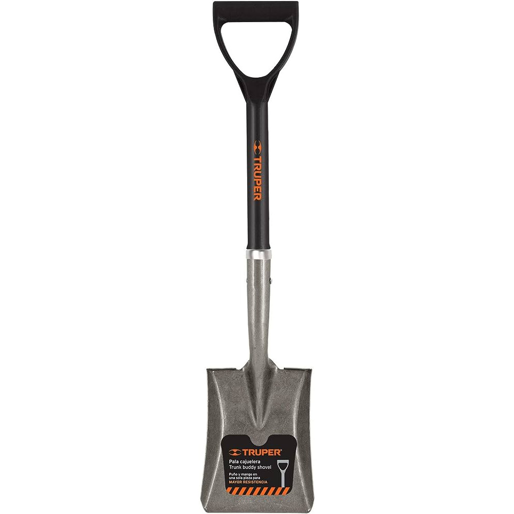 Small shovel 15x38cm, fiberglass shaft, plastic D-handle, 71cm Truper®