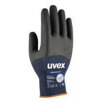 Safety gloves Uvex Phynomic Pro, blue, size 7