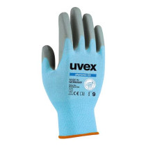 Safety gloves Uvex Phynomic C3, cut level 3, blue, size 7