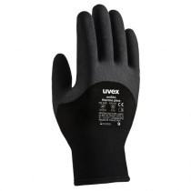 Töökindad külma ilma jaoks, Uvex Unilite Thermo Plus, mustad, suurus 9