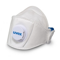 Face mask Uvex silv-Air Premium 5110+ FFP1, ffoldable with valve, for larger faces