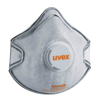 Face mask Uvex Silv-Air Classic with carbon layer 2220 FFP2, preformed with valve