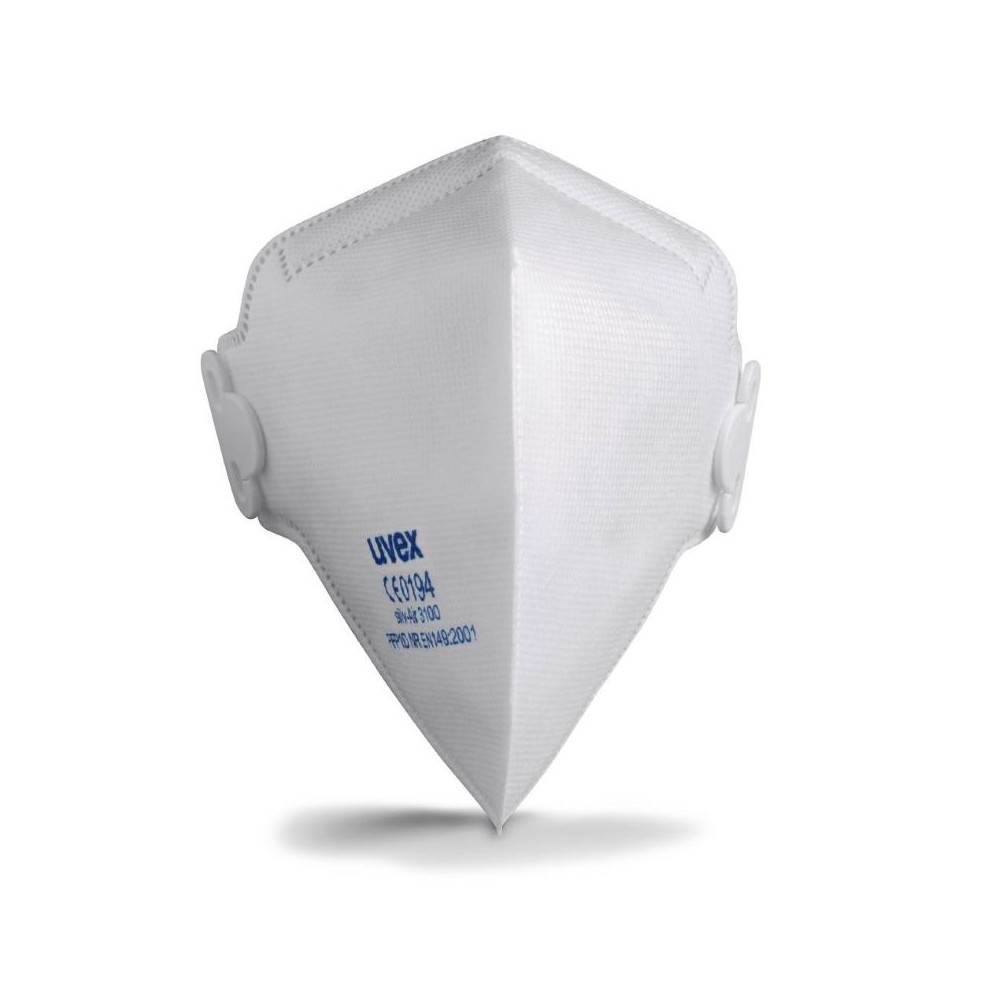 Face mask silv-Air classic 3100 FFP 1, folding mask without valve, white, 1 pcs packed