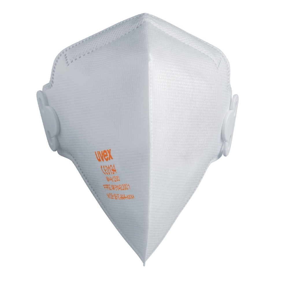 Face mask silv-Air classic 3200 FFP 2, folding mask without valve, white, 1 pcs packed