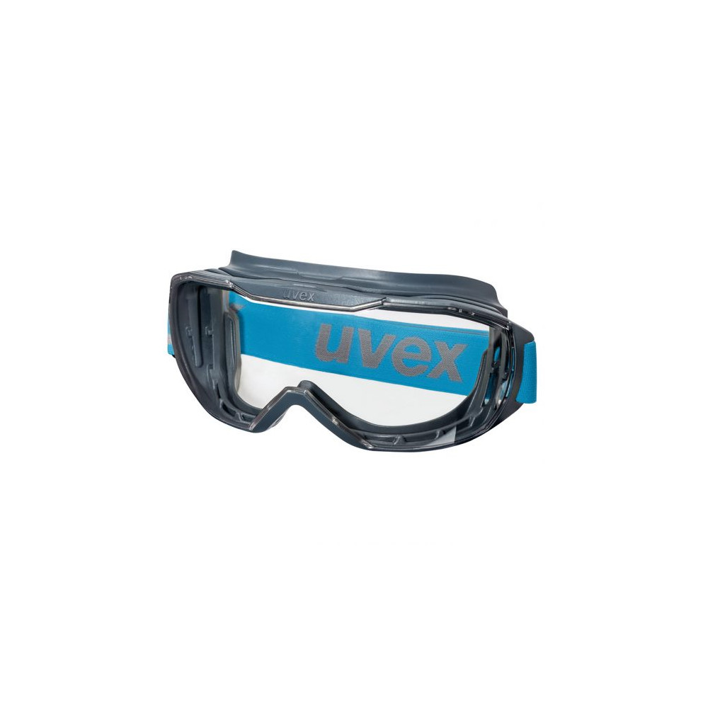 Safety goggles Uvex Megasonic, clear spherical lense, supravision excellence coating (anti-fog inside, anti-scratch outside), an