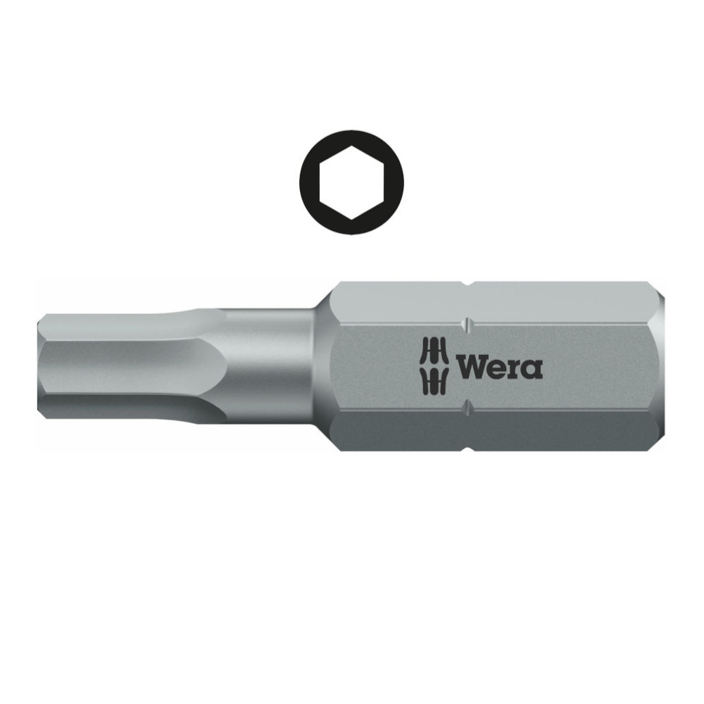 Wera 840/1 Z HEX-Plus bit 4.0 x 25mm