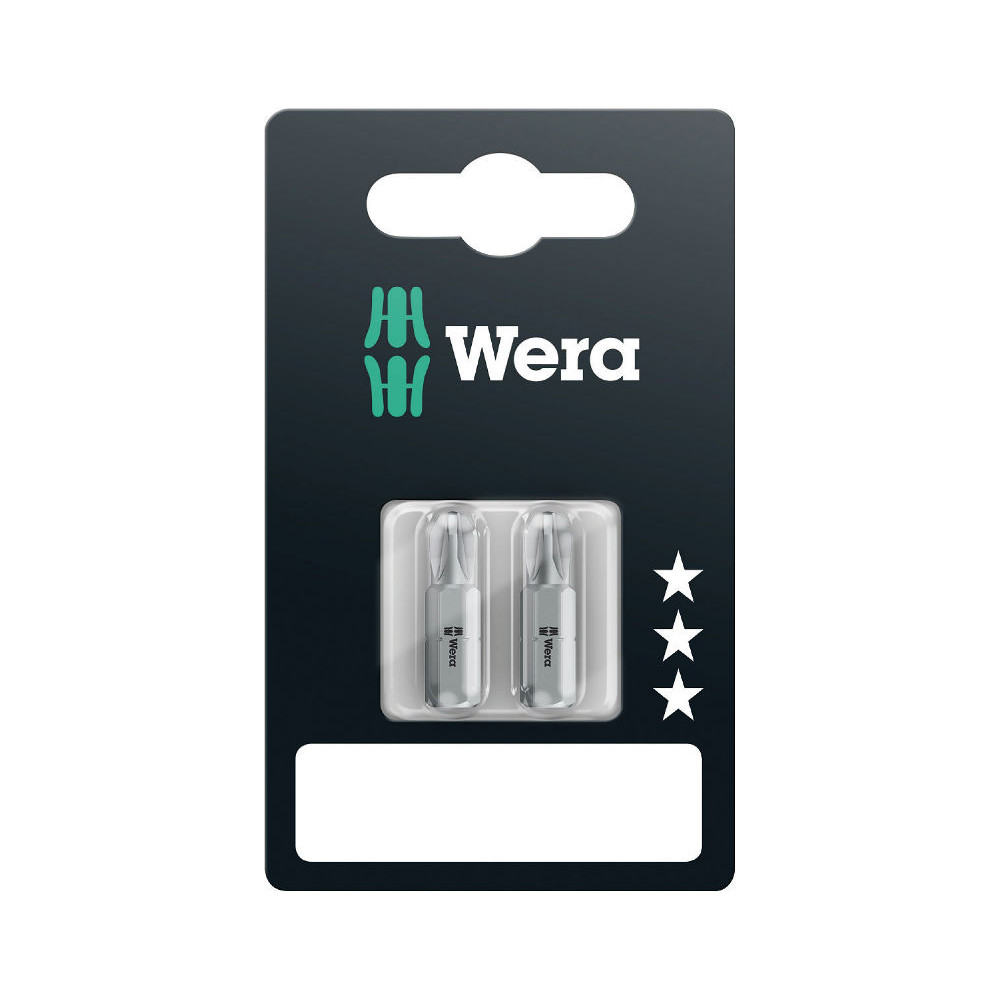 Wera 855/1 Standard bits PZ 3 x 25mm 2pcs