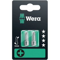 Wera 851/1 Torsion bits PH 1 + PH 2 + PH 3 x 25mm