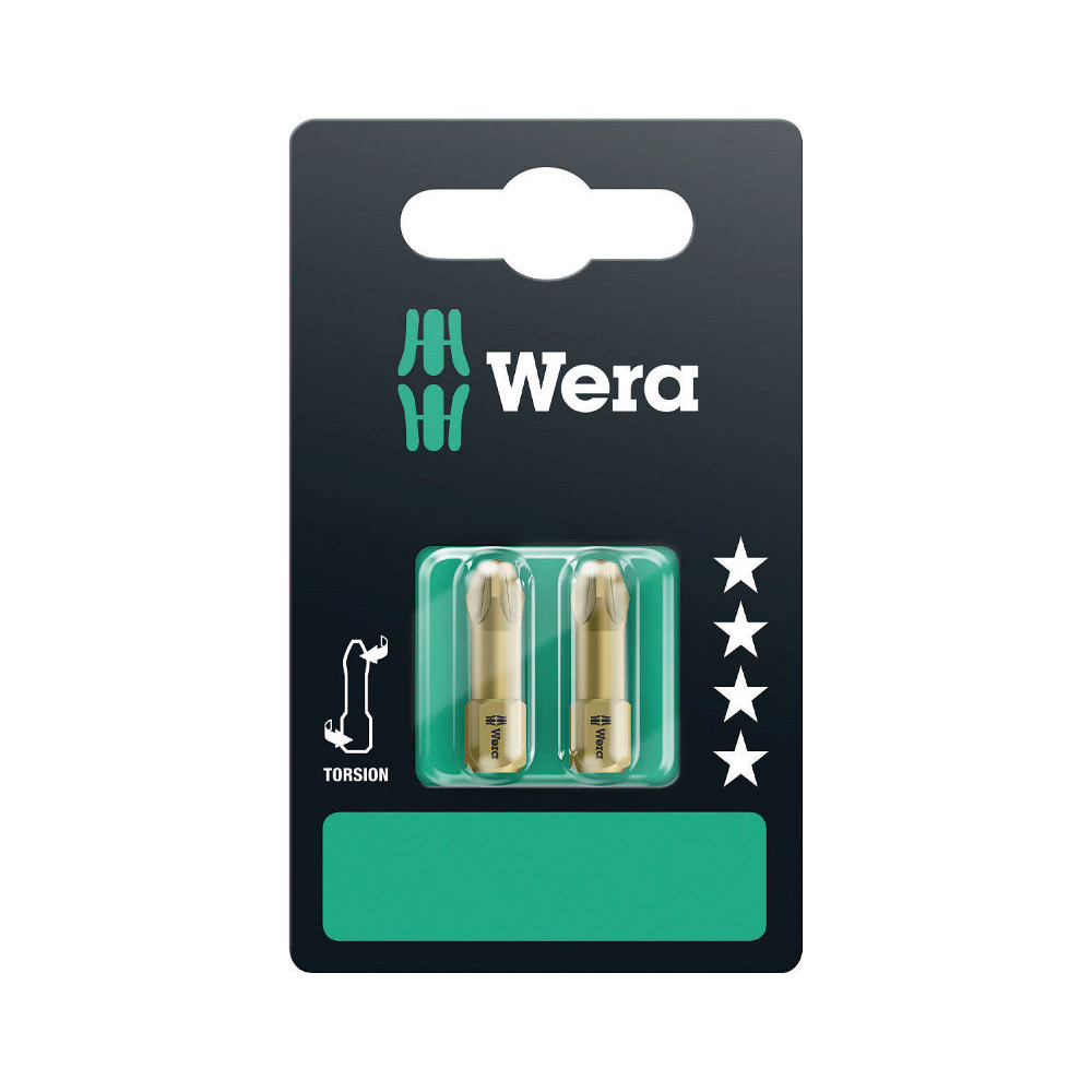 Wera 855/1 TH Torsion bits PZ 3 x 25mm 2pcs