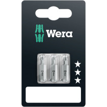 Wera стандартные насадки, TORX T10 x 25mm, T15 x 25mm, T20 x 25mm, 867/1, блистер