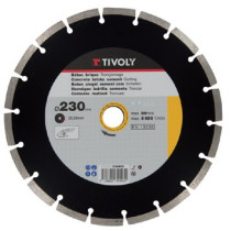 Diamond disc Tivoly segment 230x22,2x2mm