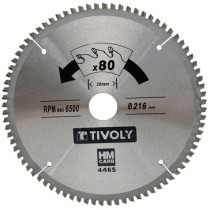 Circular saw blade 160x20x2.5/1.5mm, z40, 3°, (16mm adaptor), for non ferrous metals