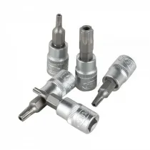 7-OS. 1/4" AVAGA TORX PADRUNOTSIKUTE KOMPLEKT T10-T45, SIINIL JBM
