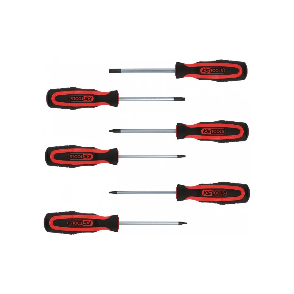 6-OS. TORX KRUVIKEERAJATE KOMPL. TX T10-T40, ERGOTORQUEPLUS KS TOOLS